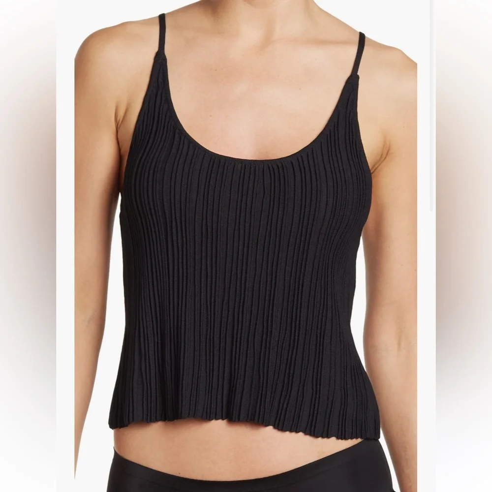 Free People Black Pleated Cami - Picture 6 of 6
